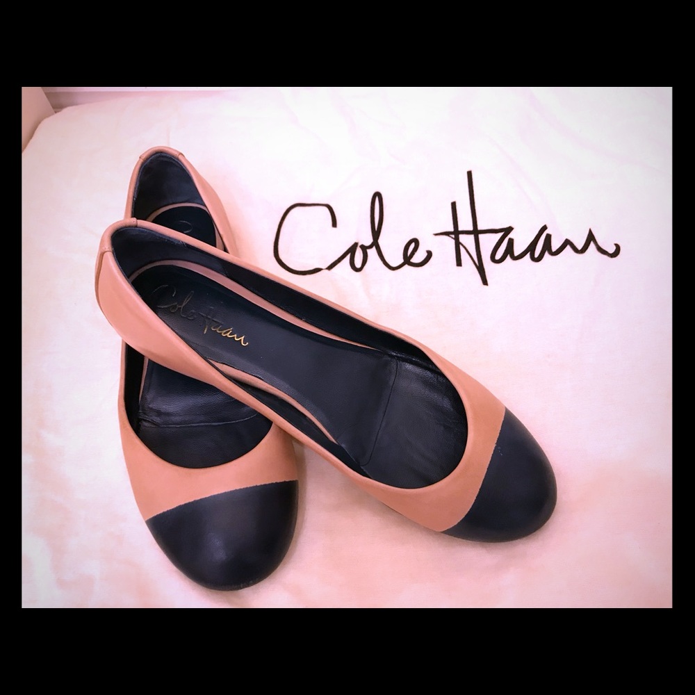Cole Haan Navy/Nude NikeAir Ballet Flat SZ 6.5